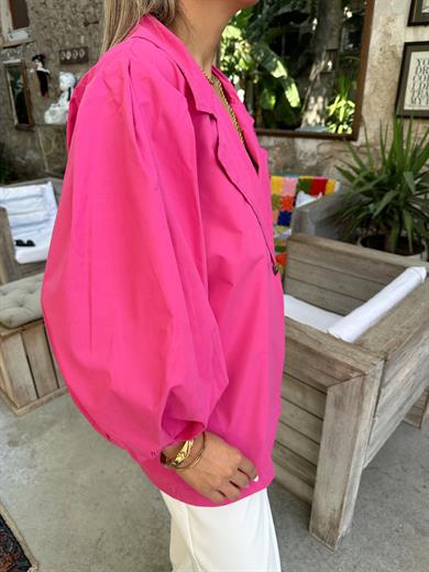 Pembe Oversize Ceket