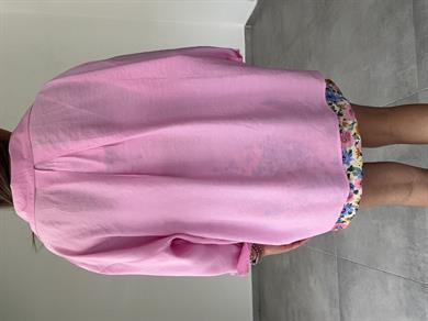 Pembe Oversize Gömlek