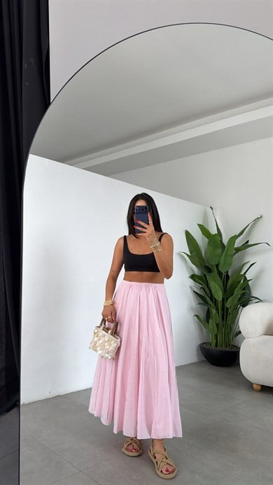 Pembe Tensel Etek