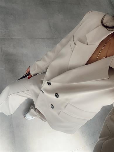 Poliviskon Taş Blazer Ceket