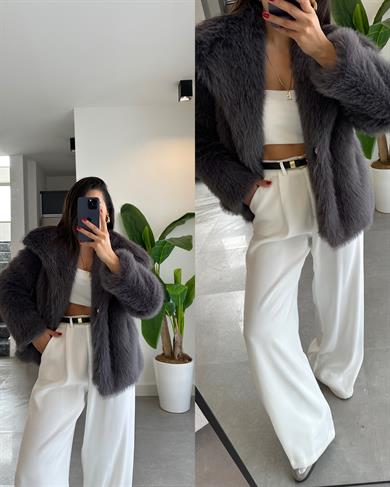 Premium Antrasit Kürk