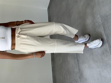 Pucca Taş Pis Dikiş Beli Lastikli Pantolon