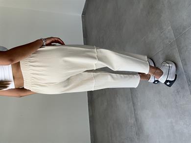 Pucca Taş Pis Dikiş Beli Lastikli Pantolon