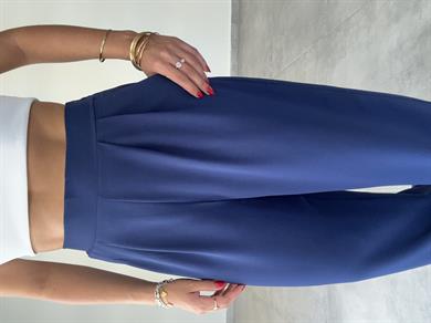 Rivero Lacivert Pileli Palazzo