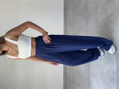 Rivero Lacivert Pileli Palazzo