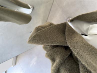 Sakallı Haki Uzun Triko Hırka