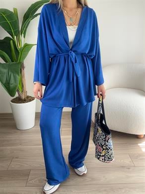 Sax Bürümcük Kimono Takım