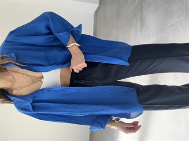 Sax Düşük Omuz Gömlek