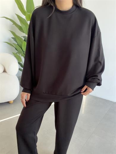 Siyah Bluz Pantolon Takım