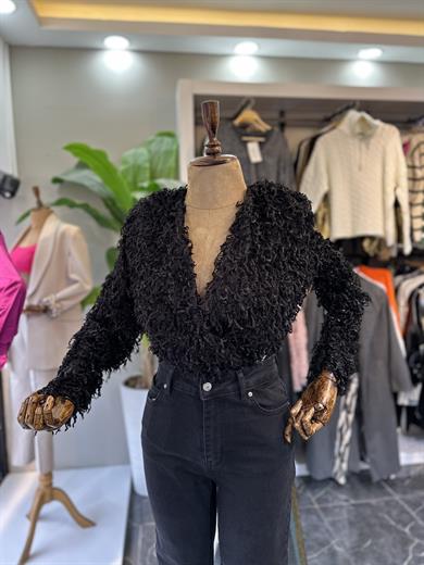 Siyah Body Alttan Çıtçıtlı