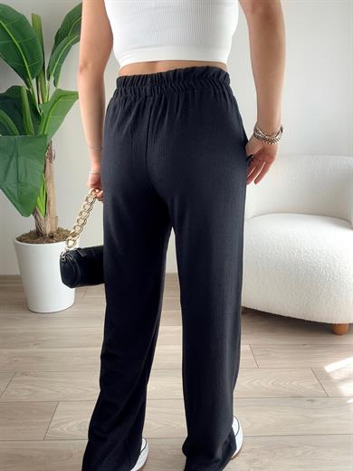 Siyah Bürümcük Kimono Takım