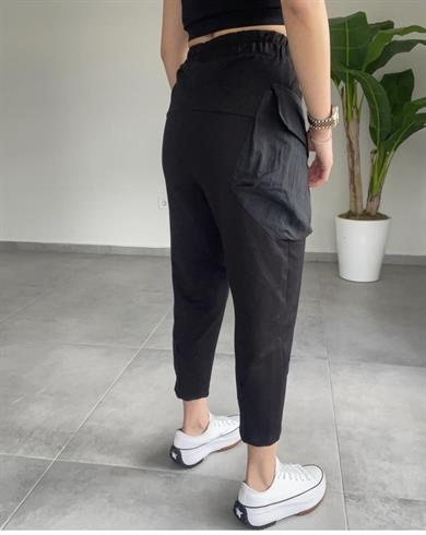 Siyah Cepli Tasarım Eşofman