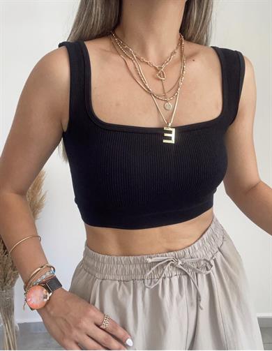 Siyah Fitilli Crop