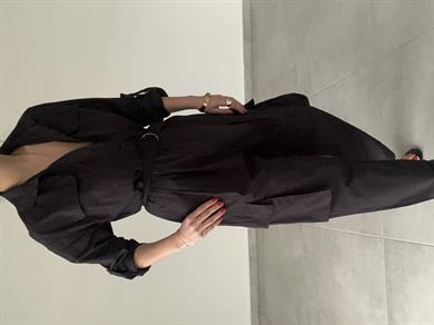 Siyah Kargo Cepli Tulum