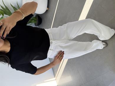 Siyah Kısa Kollu Triko Kazak