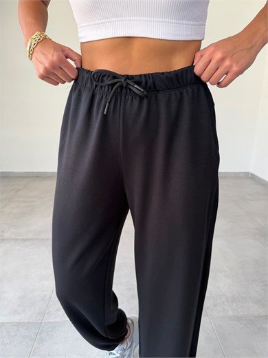 Siyah Modal Jogger Eşofman