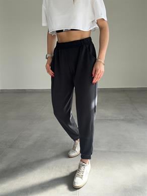 Siyah Modal Kumaş Eşofman