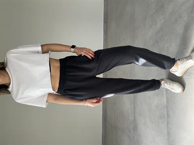 Siyah Modal Kumaş Eşofman