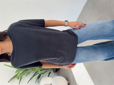 Siyah Modal Tshirt