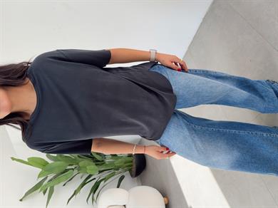 Siyah Modal Tshirt