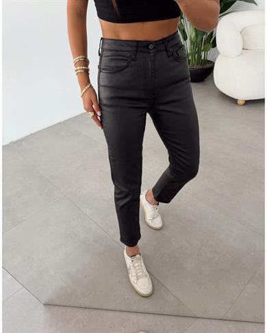 Siyah Mumlu Kaplama Jean