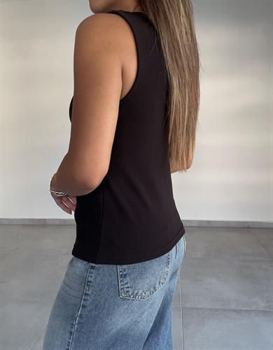 Siyah Ottoman Gold Düğmeli Yelek