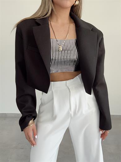 Siyah Parlak Baskılı Top