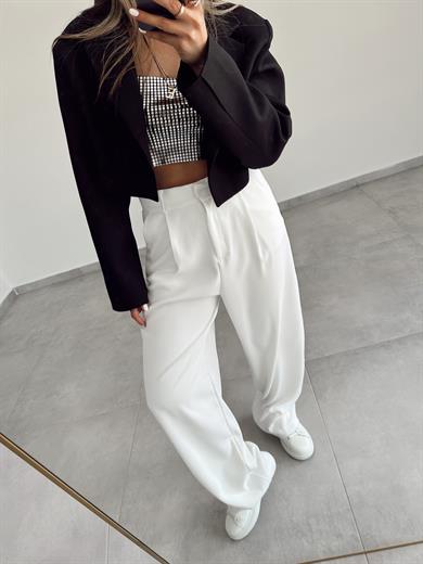 Siyah Parlak Baskılı Top