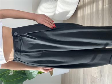 Siyah Poliviskon Pantolon