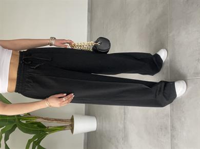 Siyah Poliviskon Pantolon