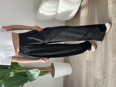 Siyah Poliviskon Pantolon