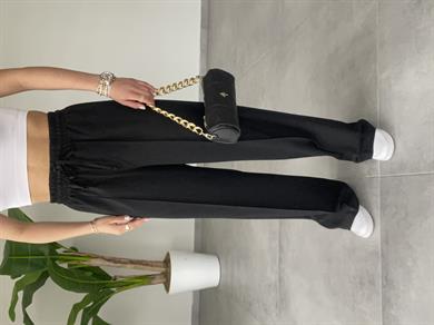 Siyah Poliviskon Pantolon