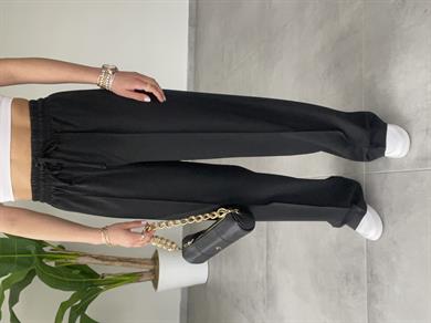 Siyah Poliviskon Pantolon