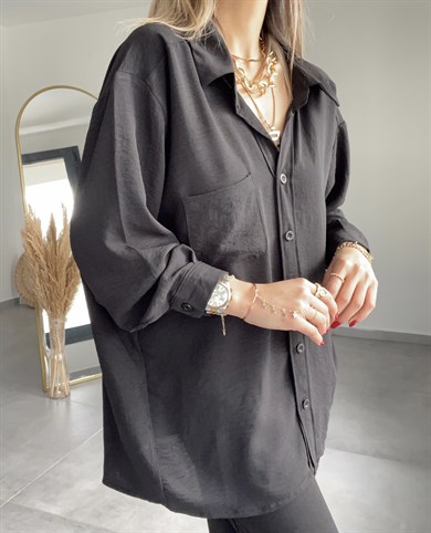 Siyah Salaş Gömlek