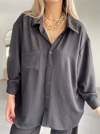 Siyah Salaş Gömlek