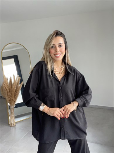 Siyah Salaş Gömlek
