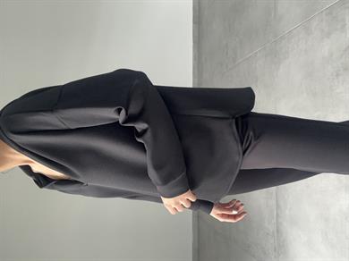Siyah Scuba Sweatshirt