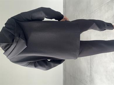 Siyah Scuba Sweatshirt