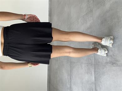 Siyah İçi Taytlı Spor Şort