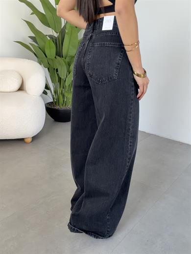 Siyah Wideleg Jean