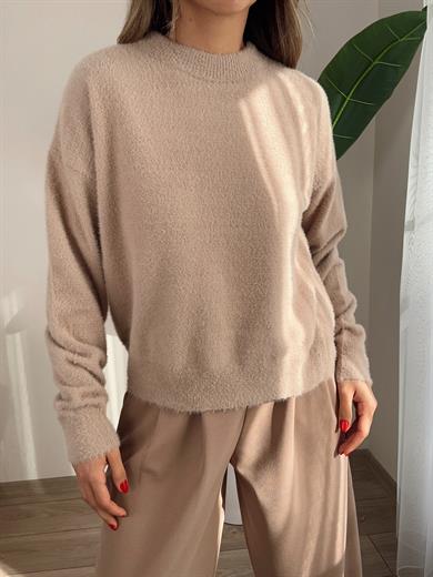 Taş Bisiklet Yaka Triko Kazak