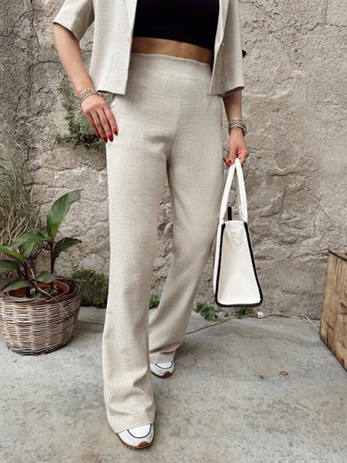 Taş Bol Paça Pantolon