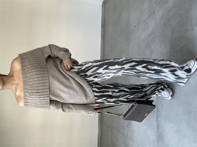 Taş Desenli Pantolon