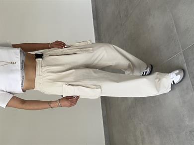 Taş Kemerli Kargo Pantolon