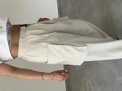 Taş Kemerli Kargo Pantolon