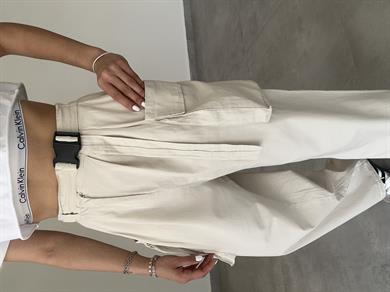 Taş Kemerli Kargo Pantolon