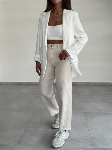 Taş Likralı Mom Jean