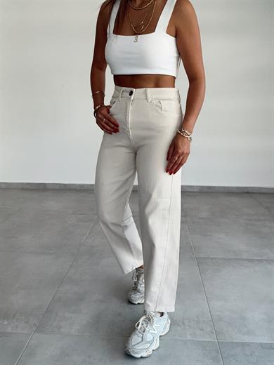 Taş Likralı Mom Jean