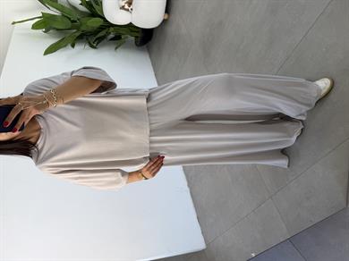 Comfort Taş Modal Düşük Kol T-Shirt