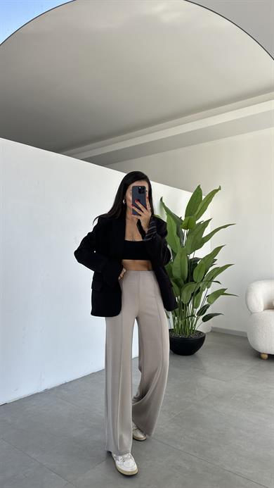 Taş Modal Önü Çimalı Palazzo Pantolon